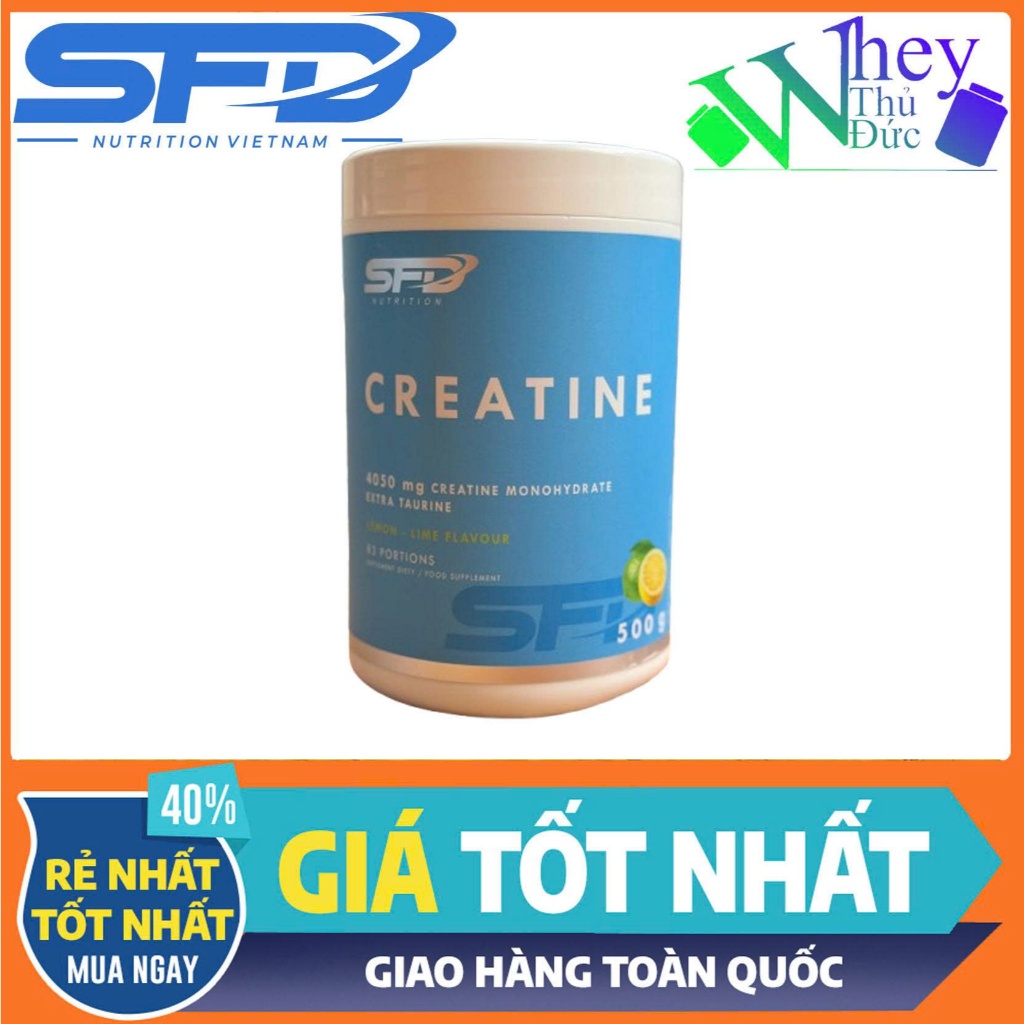 SFD Creatine Monohydrate 500g Tang Suc Manh & Suc Ben Chanh