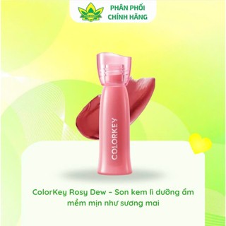  Son COLORKEY Watery Tint Lì Mịn Nhẹ Môi Không Dính Lâu Trôi Dưỡng Ẩm Son Môi Lì 2.5g 