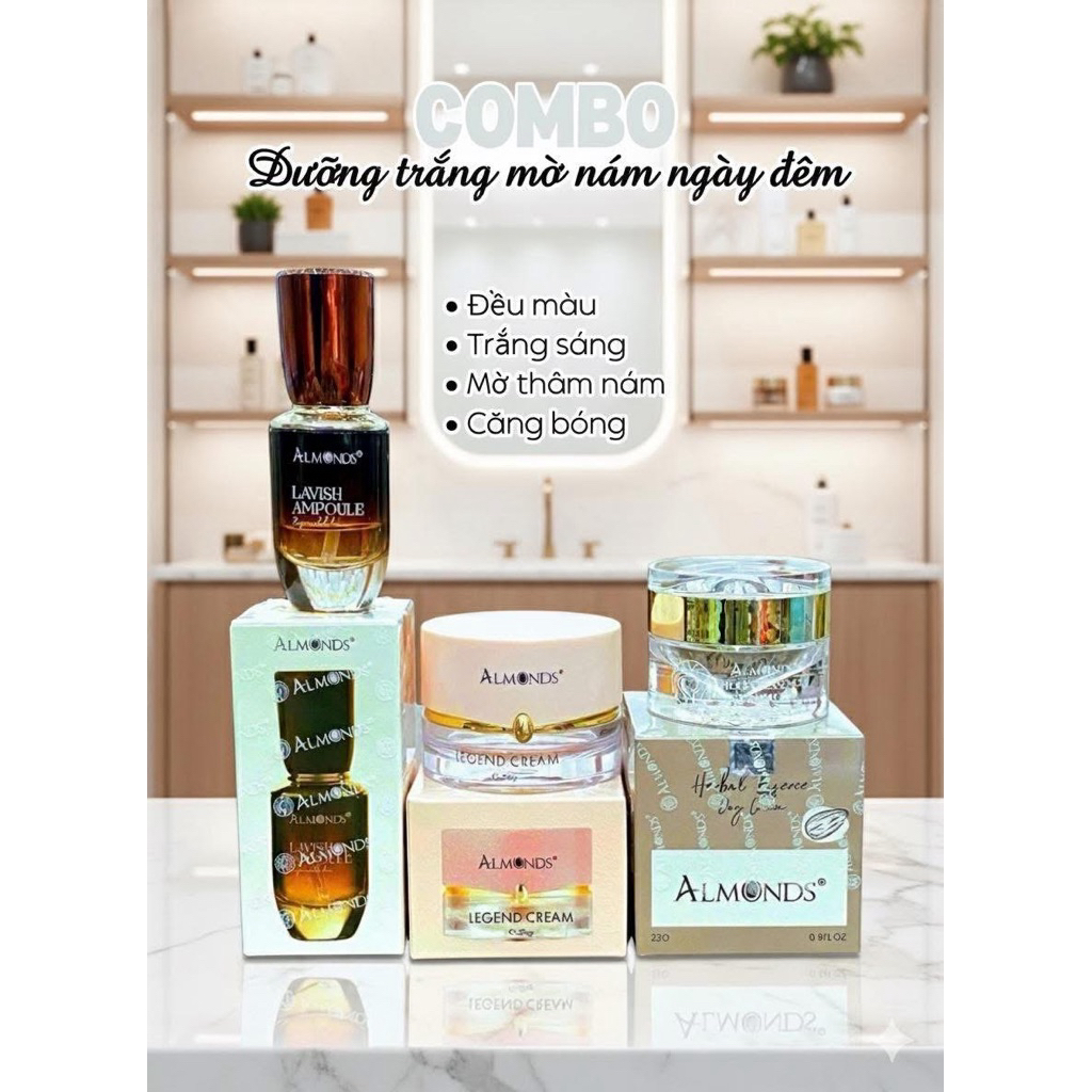 combo dưỡng  trắng