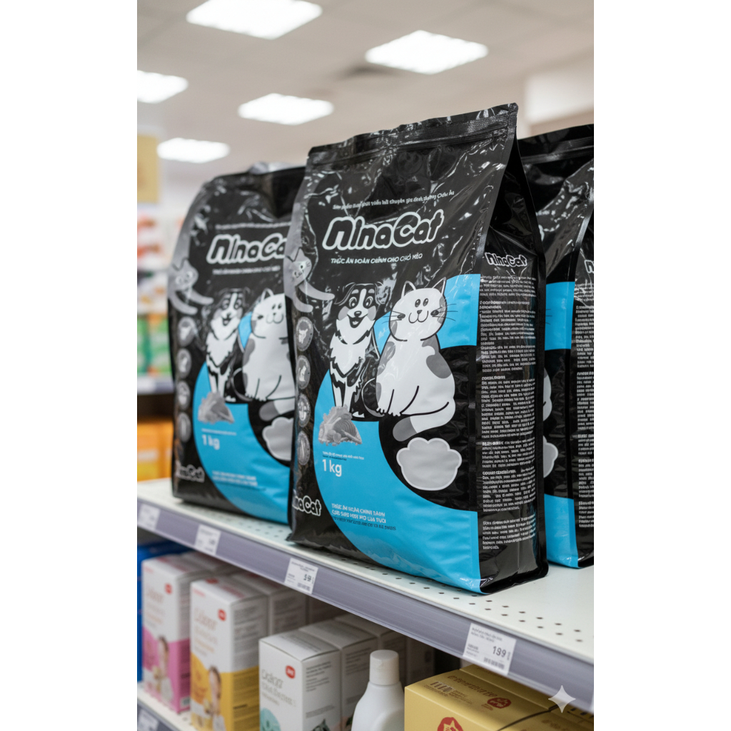 GIÁ HỦY DIỆT hạt mèo ninacat mix ruốc 1 kg - 3 kg