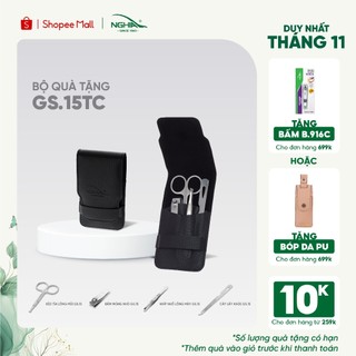  Bộ Quà Tặng 4 Sản Phẩm Thép Không Gỉ Cao Cấp KỀM NGHĨA GS.15 PT 