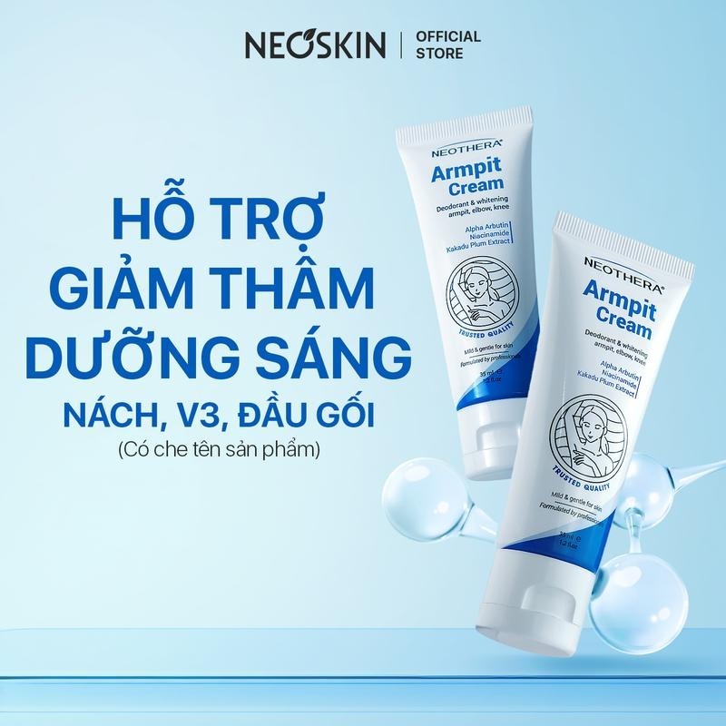 【Ưu đãi đặc biệt】Kem hỗ trợ giảm thâm ARMPIT Cream dưỡng sáng vùng da nách sạm màu NEOTHERA tuyp 35g