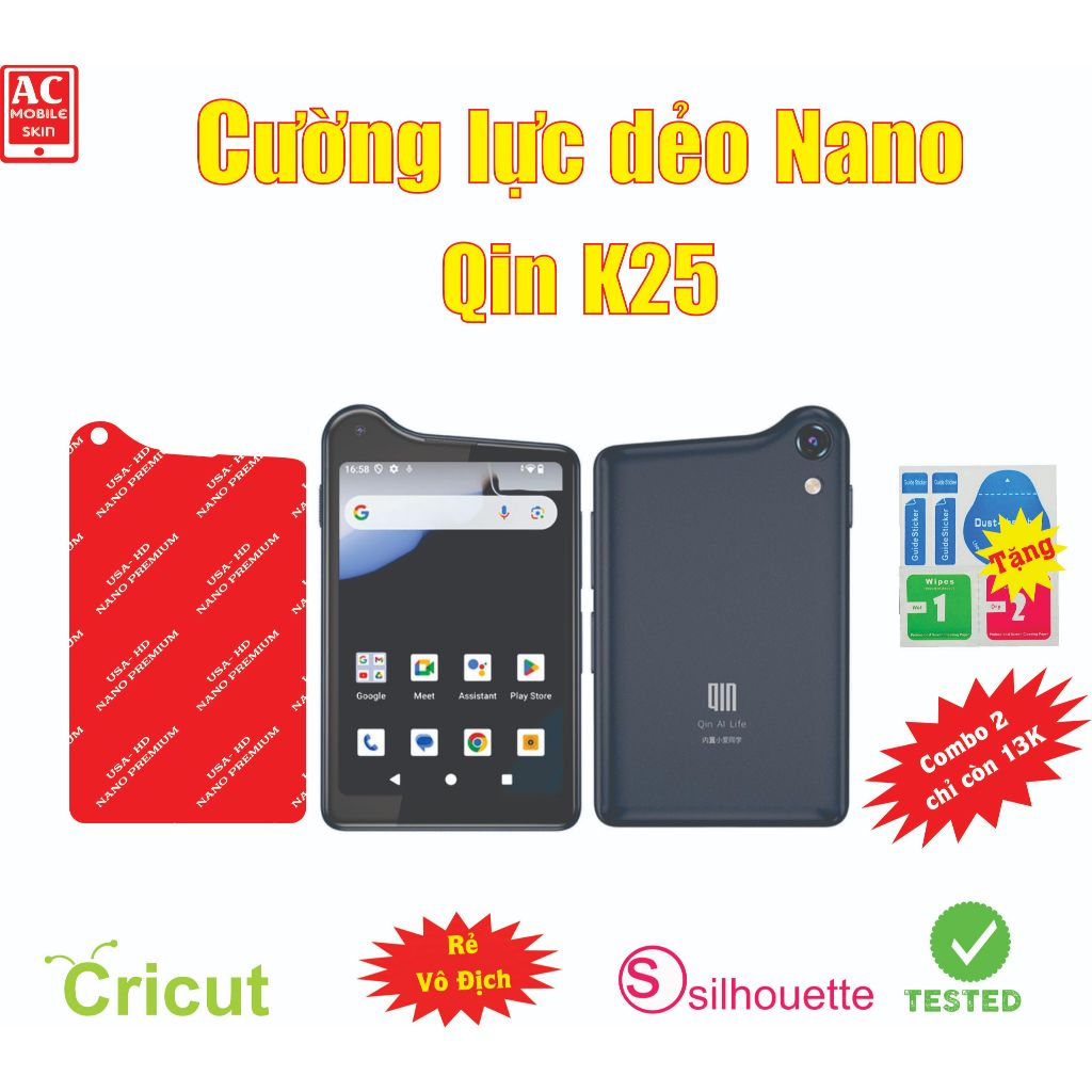Cường lực dẻo bảo vệ màn hình điện thoại Qin K25