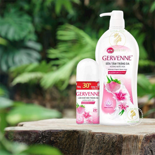Sữa Tắm Dê Gervenne 1200ml – Tặng Kèm Lăn Khử Mùi Gervenne 65ml