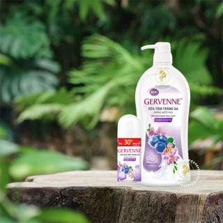 Sữa Tắm Dê Gervenne 1200ml – Tặng Kèm Lăn Khử Mùi Gervenne 65ml