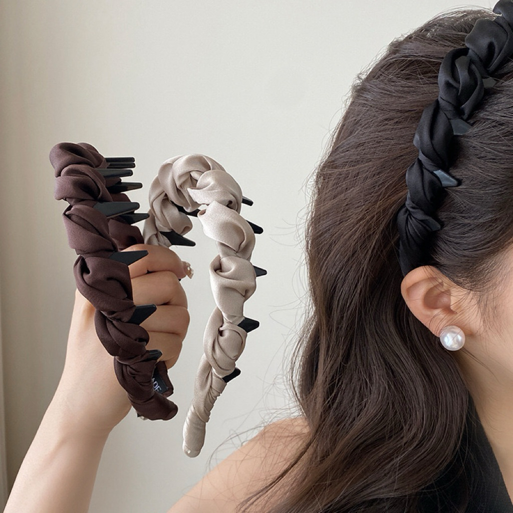 Băng đô cày tóc. Tạo phồng chân mái