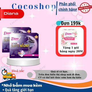 [ che tên SP] BVS DIANA SENSI BAN ĐÊM 29CM 4 MIẾNG