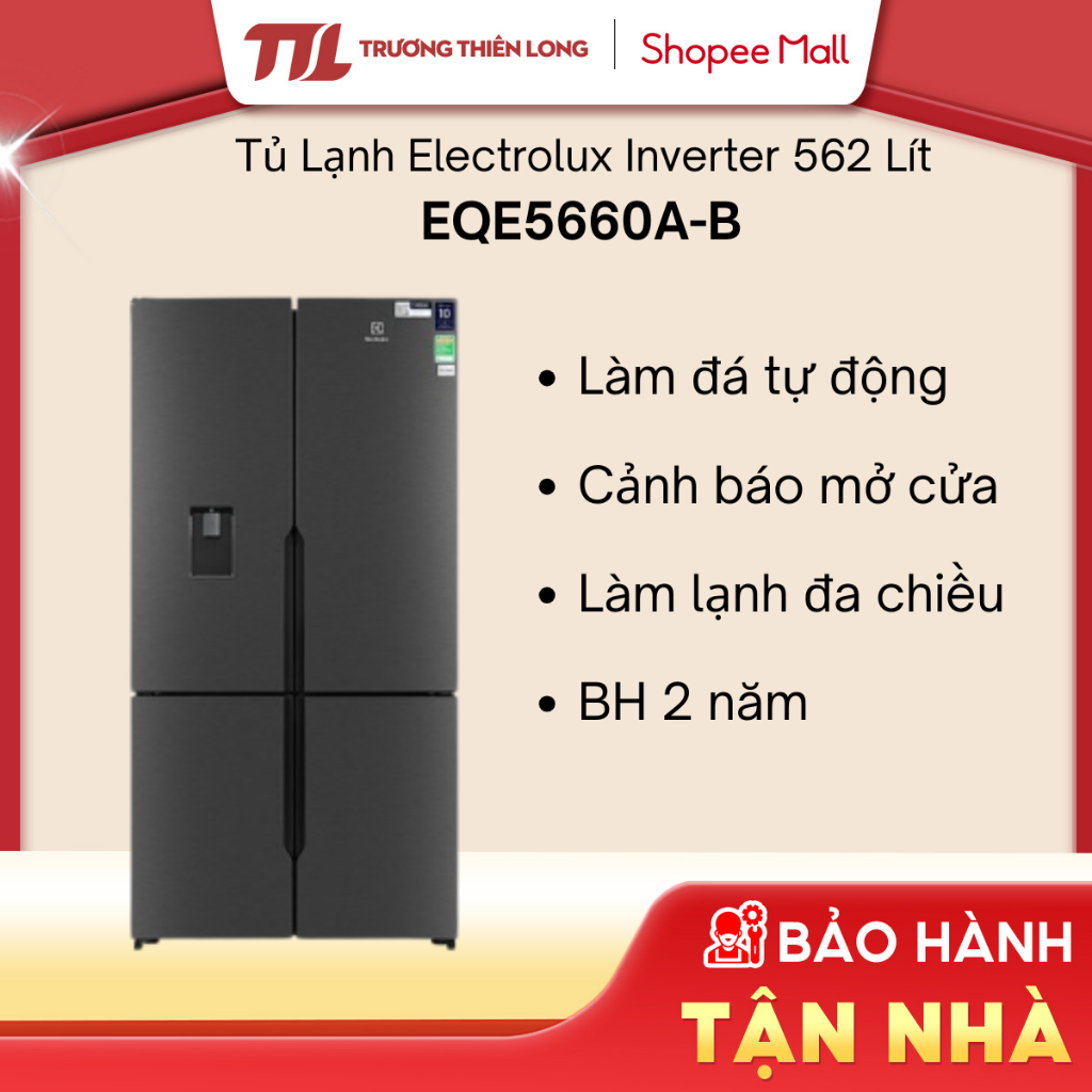 EQE4960A-B / EQE5660A-B - Tủ Lạnh Electrolux Inverter 492L / 562L [FREESHIP HCM]