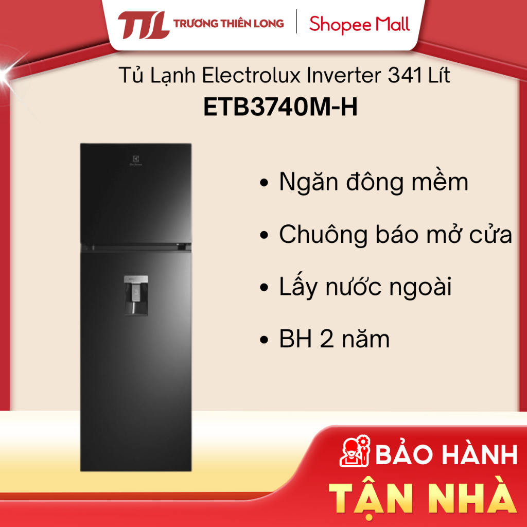 ETB3740M-H | ETB3760M-H - Tủ Lạnh Electrolux Inverter 341 Lít [TOÀN QUỐC]