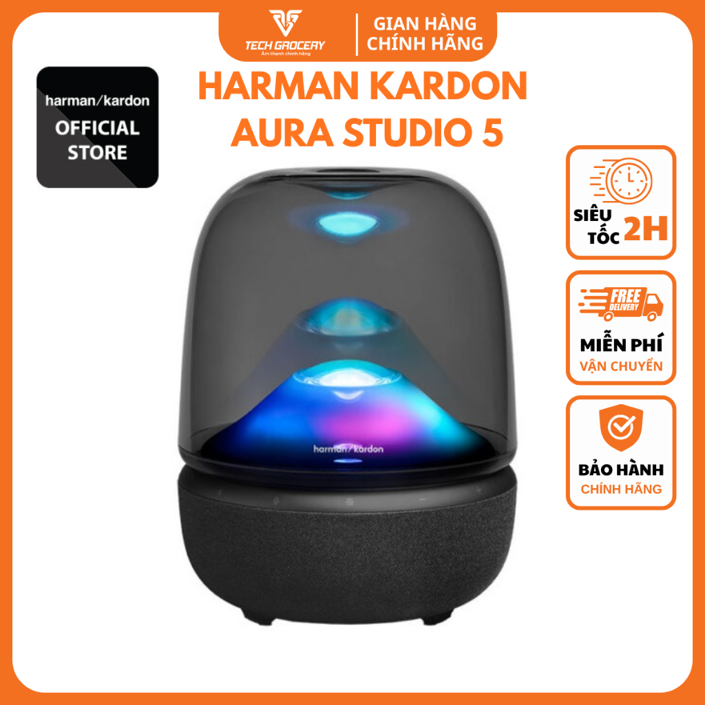 [AURA 5] Loa Bluetooth Harman Kardon Aura Studio 5 Chính Hãng PGI Bảo Hành 12 Tháng.