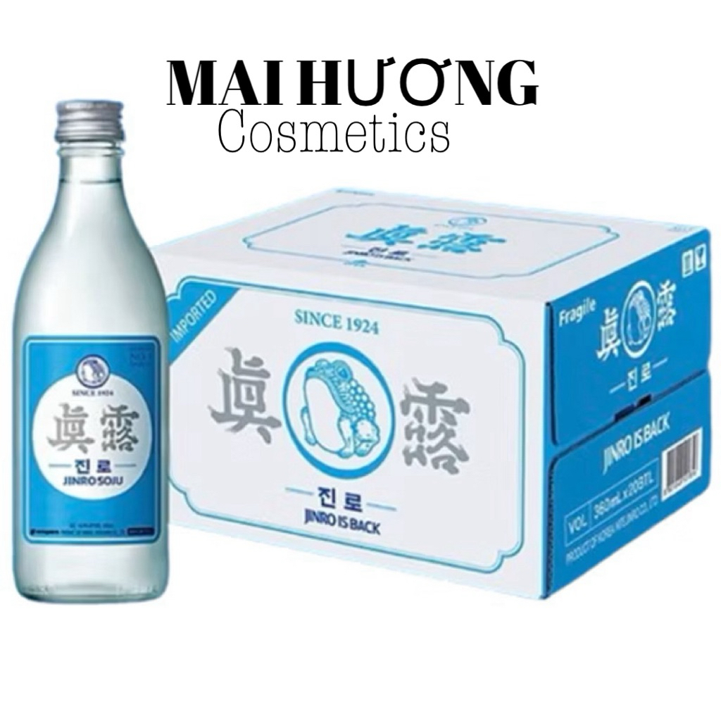 [CHÍNH HÃNG - HOẢ TỐC ] Thùng 20 Chai Rượu Soju Jinro Is Backp