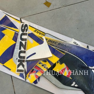 TEM SATRIA 2000 ( Trắng Vàng Đen ) - ST2K - TEM 3 LỚP