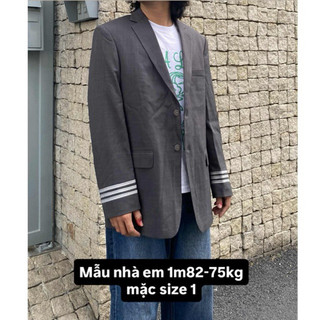 (Có bigsize) áo Khoác Blazer Oversize Preston xuất Châu Âu
