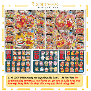  COMBO 10 cái Lì Xì Chibi Chipi Bính Ngọ 2026 - Bao Lì Xì Hoạt Hình Con Ngựa Dễ Thương Phản Quang Lấp Lánh Giá Rẻ 