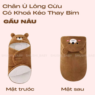 Chăn Ủ Cao Cấp Cho Bé Mềm Mịn Siêu Ấm