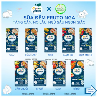 [Date T6-T7/2026] Combo 1 thùng 18 hộp sữa đêm Fruto Nga (cháo sữa Fruto) cho bé từ 6m