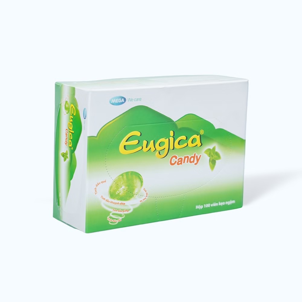 Eugica Kẹo Ngậm Giảm Ho MGWC Hộp 100 Viên