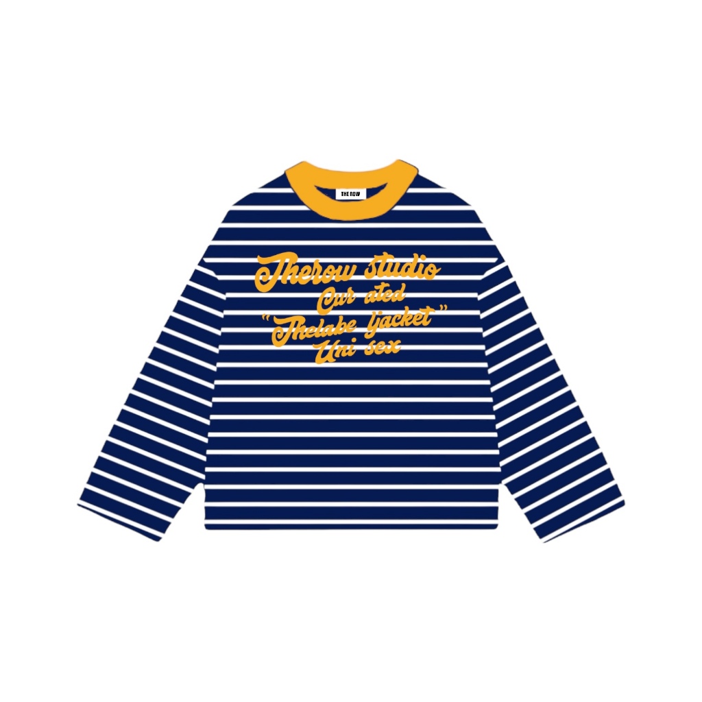 [Ver5] Áo Thun Tay Dài Long Sleeve Boxy THEROW 250gsm Form Rộng Cổ Tròn "THE LABEL" Unisex Nam Nữ Phong Cách Basic Thoải | BigBuy360 - bigbuy360.vn