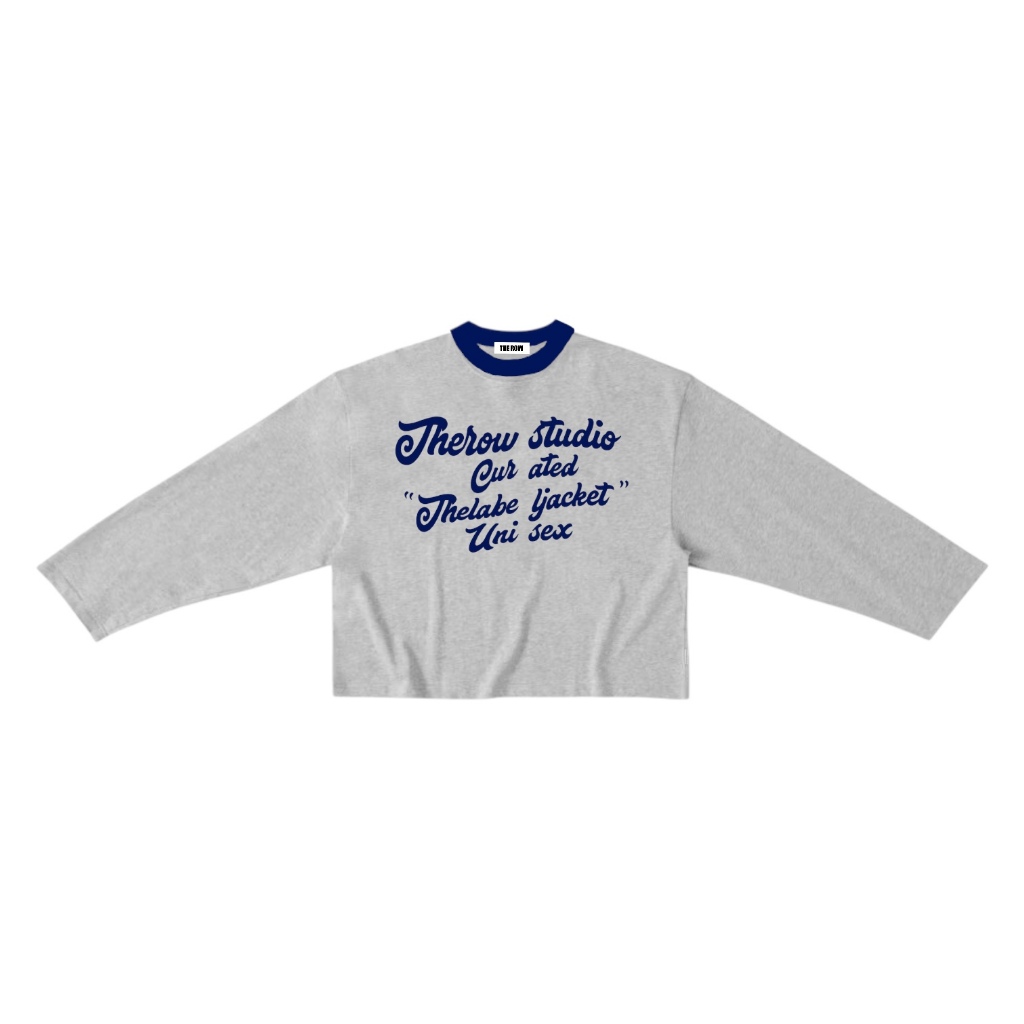 [Ver5] Áo Thun Tay Dài Long Sleeve Boxy THEROW 250gsm Form Rộng Cổ Tròn "THE LABEL" Unisex Nam Nữ Phong Cách Basic Thoải | BigBuy360 - bigbuy360.vn