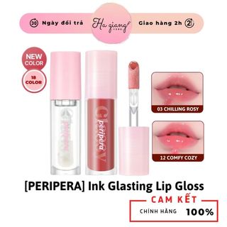  Son Bóng Thuần Chay Peripera Ink Glasting Lip Gloss Tint Căng Mọng Mượt Mà Quyến Rũ 