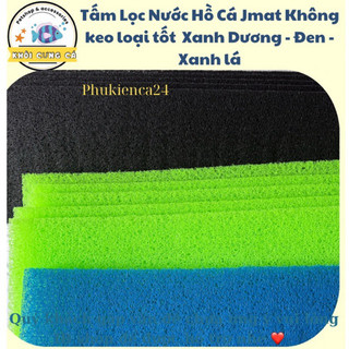 Tấm Jmat Lọc Nước Xanh Lá- Xanh Dương - Đen Cho Hồ Cá Koi - Lọc Sạch, Bền Bỉ, Dễ Dàng Vệ Sinh- Cắt Theo Kích Thước