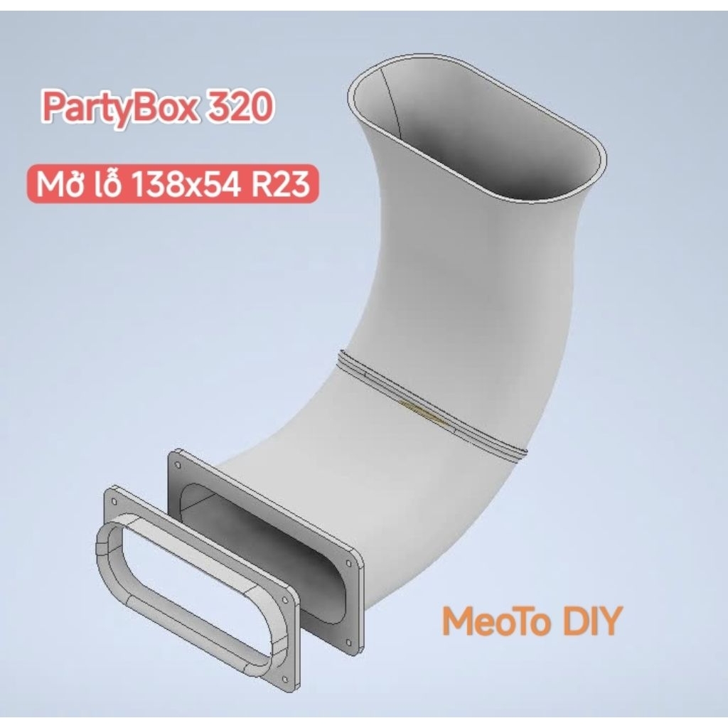 Ống Hơi In 3D Cho Cặp Loa PartyBox 320