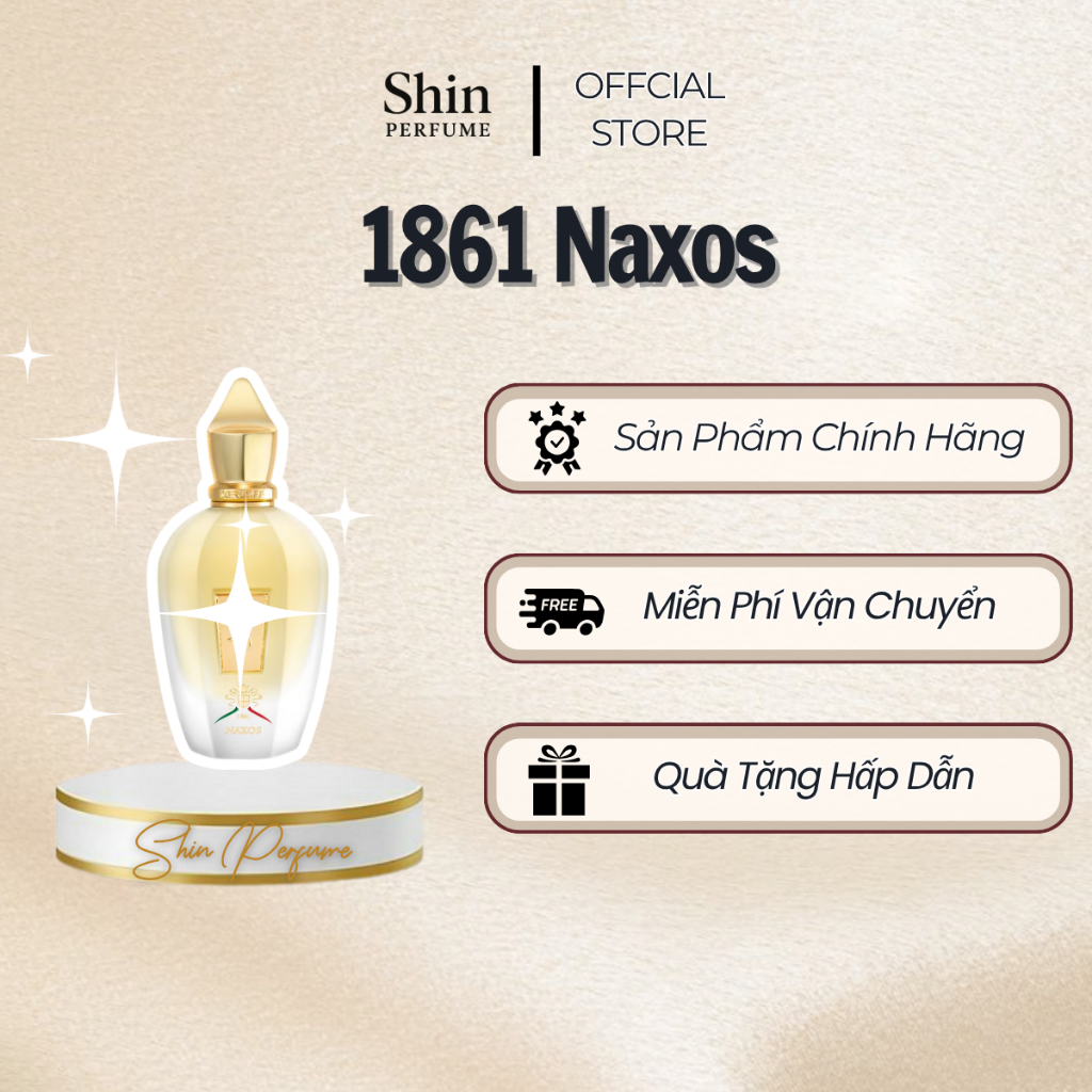 [5/10ml] 1861 Naxos| Nước Hoa Nam |Mẫu Thử|Shin Perfume