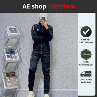  Bộ quần áo adidas thu đông lót lông giữ ấm tốt MK908  Set dài tay kéo khoá bo chun chất nỉ lông đanh mịn cao cấp 