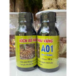 Kích Rễ Mai Vàng A01 Combo 1 lọ - 3 lọ Phân Bón Kích Rễ Hiệu Quả Cho Bonsai Vật tư NN Trường Giang