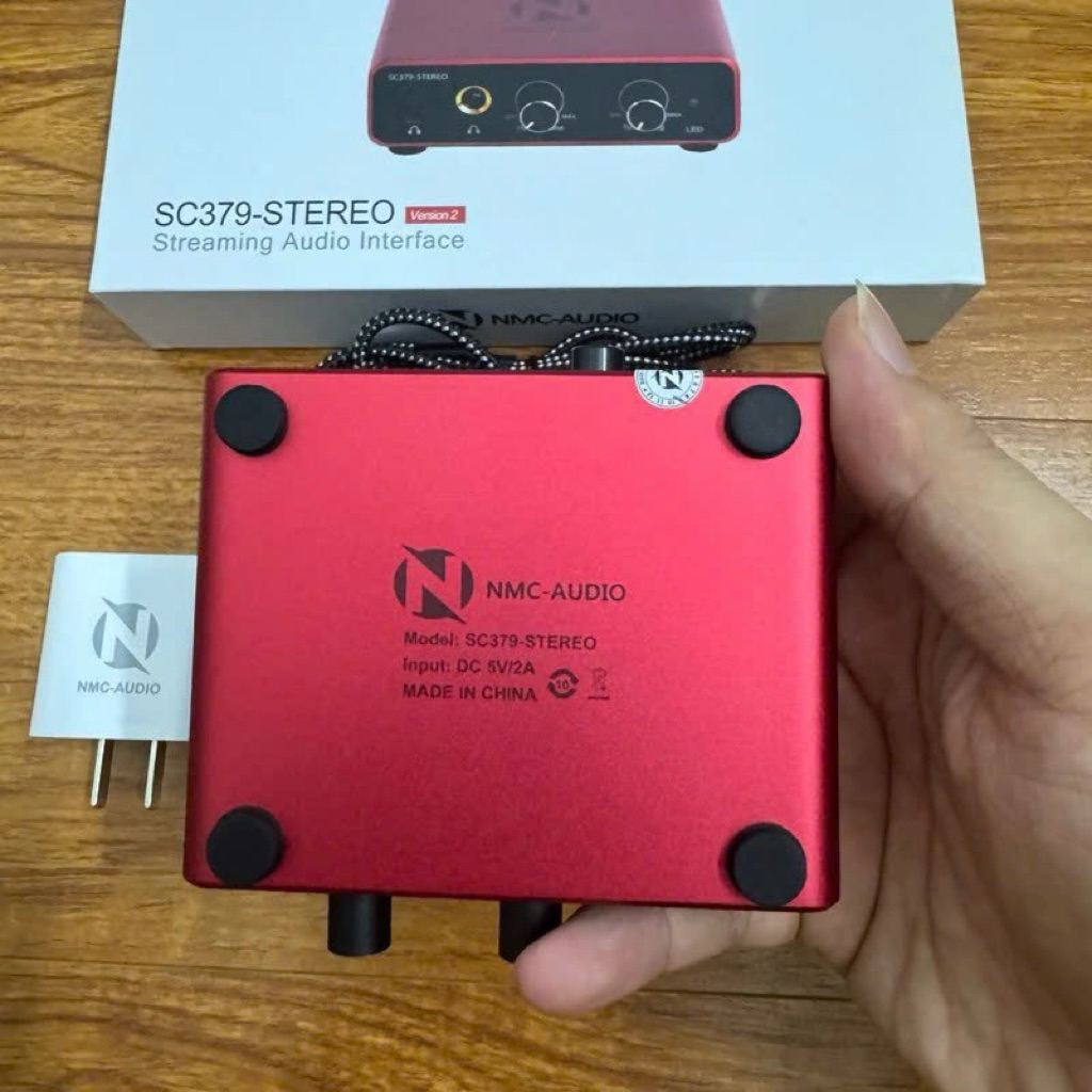 Box Livestream STEREO mới nhất NMC SC379 bản V2 2024 sử dụng cho type C và ip , âm sạch , PK đàm tho