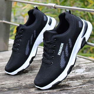  Giày Nam Fashion Vải Thoáng Khí Giày Thể Thao Chạy Bộ Nhẹ Nhàng - H02 