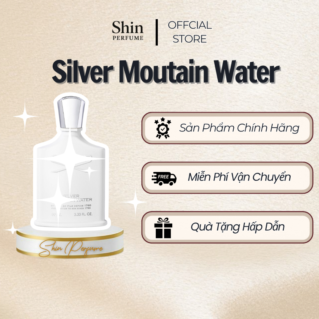 [5/10ml] Silver Moutain Water | Nước Hoa Unisex |Mẫu Thử|Shin Perfume
