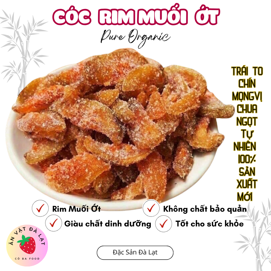 [LOẠI 1] Cóc Rim Muối Ớt 250gr - an_vat_da_lat_cobafood