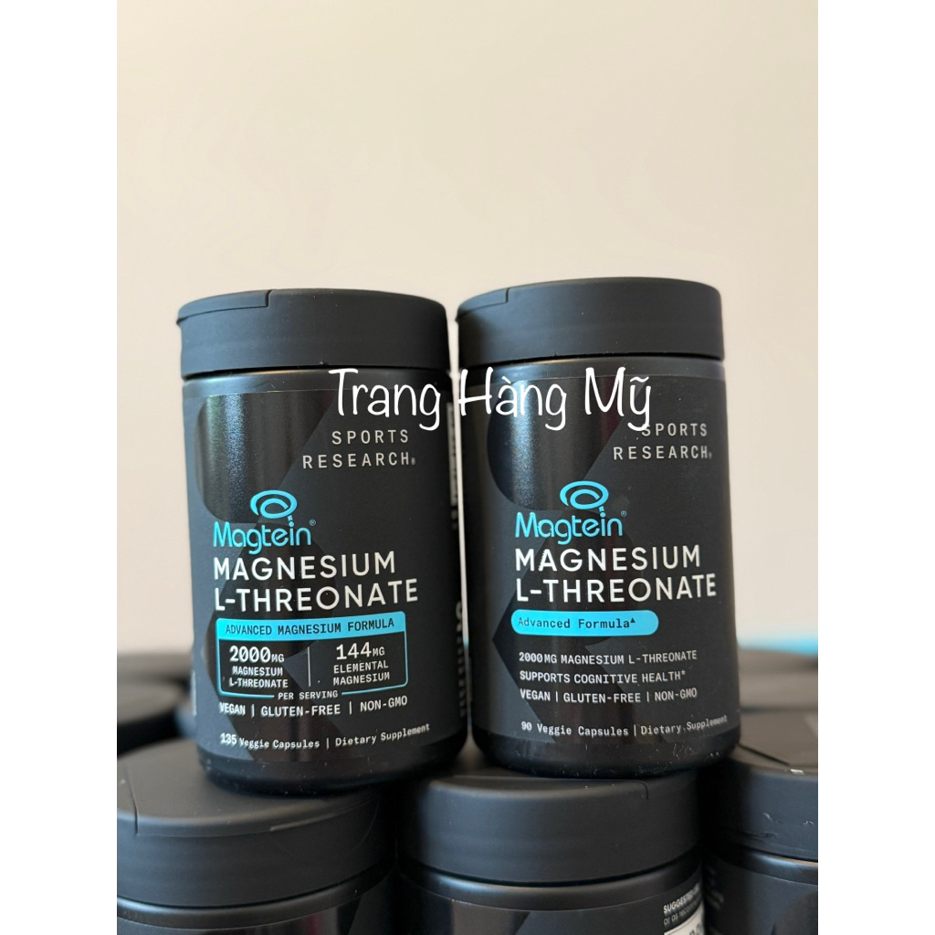 [date 28]Viên Uống Bổ não Magie Magtein Magnesium L-Threonate 2000mg 135Viên