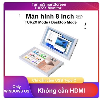  Màn hình 8 Inch TURZX hiển thông số PC  không cần cắm VGA 