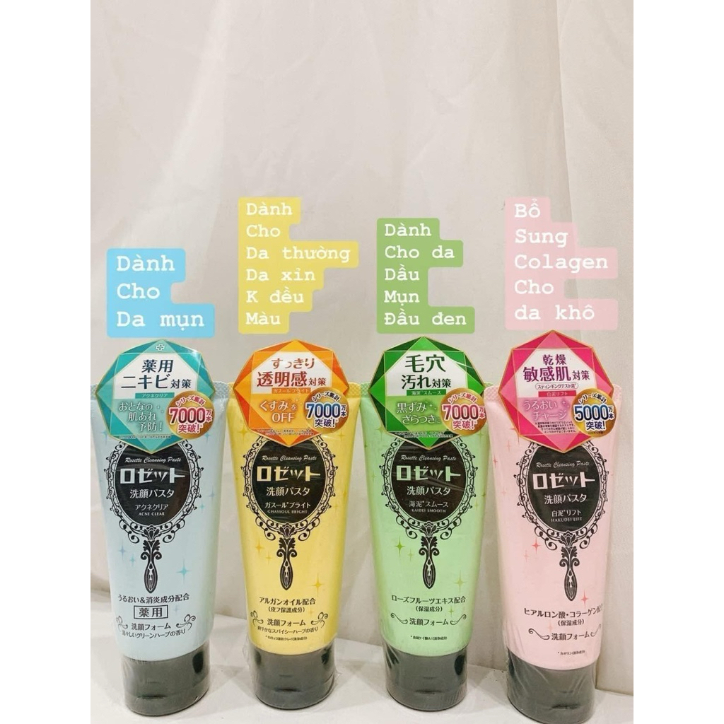Sữa rửa mặt rosette 80g