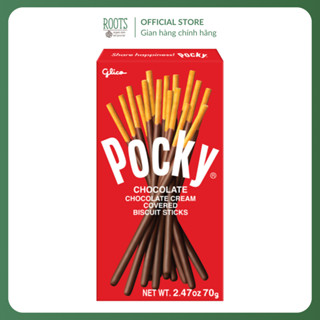   Ship hỏa tốc  GLICO - Bánh Que Phủ Socola Pocky Chocolate  40g  