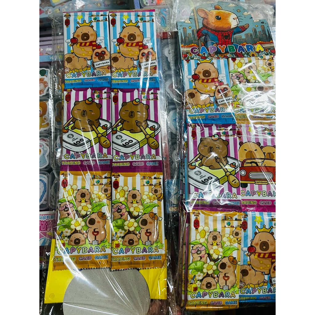 Sỉ Dây 36 Thẻ Bài capy bara bộ thẻ ảnh siêu HOT