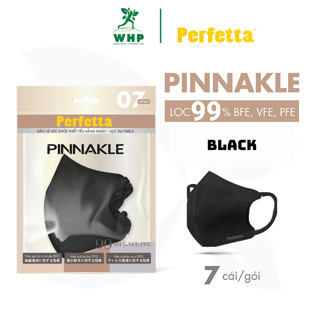   Gói 7 Cái Khẩu Trang Perfetta Pinnakle 3 Lớp Dáng 5D Mềm Mại Ôm Khít 