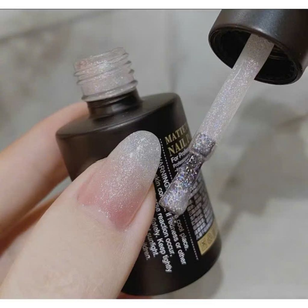 Sơn top nail nhũ Ouboli - gel chức năng - Vịt Phụ Kiện Nail