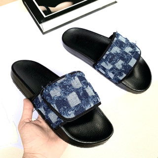  Dép nam nữ quai ngang UNISEX quai bò jean nhám cực chất đẹp êm chân dép boy phố dép girl phố 