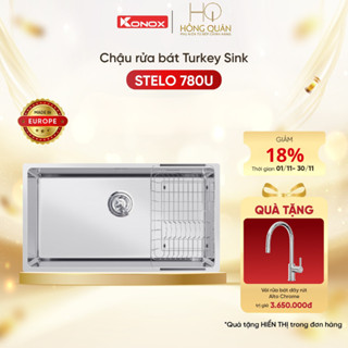  Chậu rửa bát Turkey Sink Neron 780U Nhập nguyên chiếc Thổ Nhỹ Kỳ chính hãng KONOX 