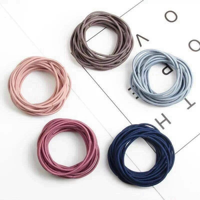 [[Quà tặng không bán ] Dây buộc tóc Scrunchies 4LOVA hoa cúc nhí phong cách Hàn Quốc