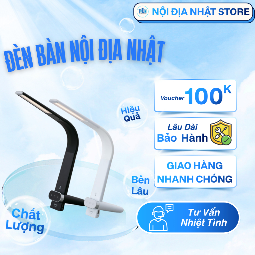 Đèn học nội địa Nhật IRIS OHYAMA LDL-QLDL