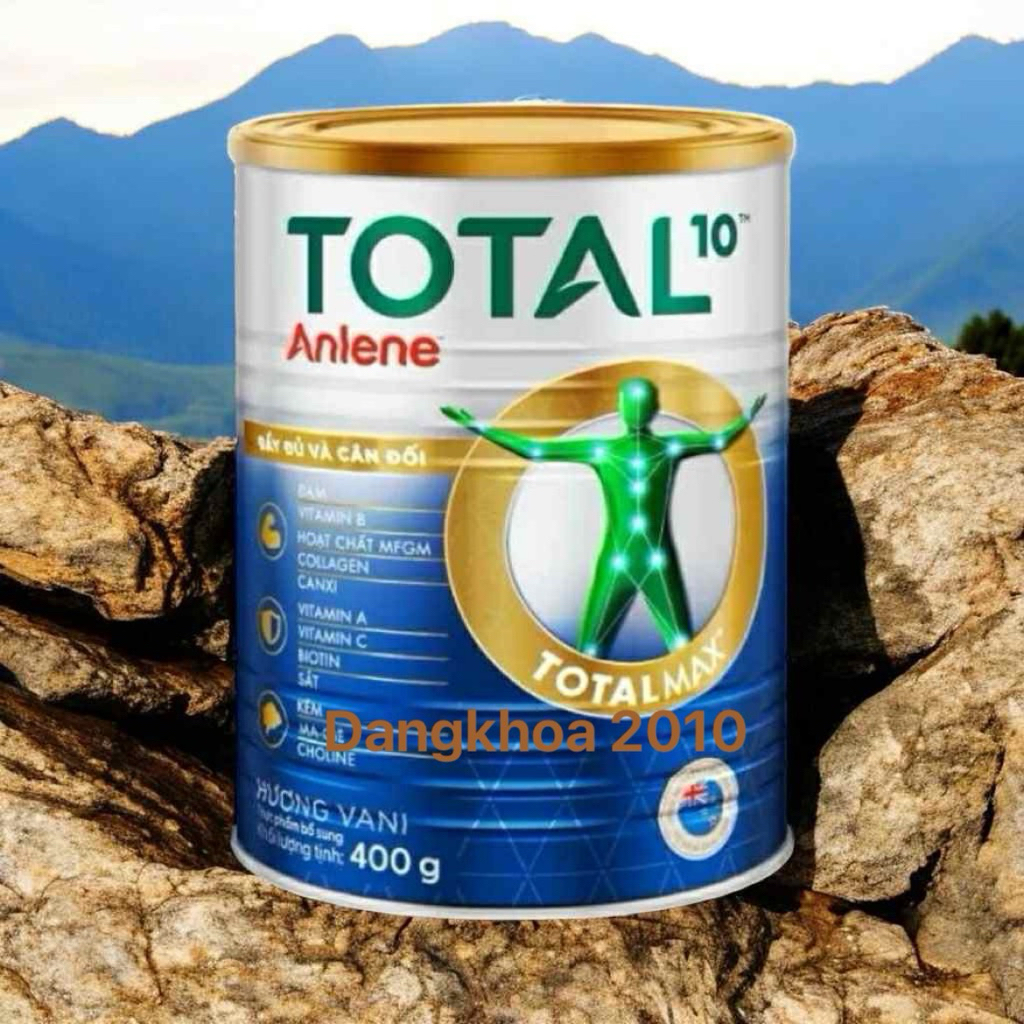Sữa bột Anlene TOTAL 10 lon 400g( HSD 2027)