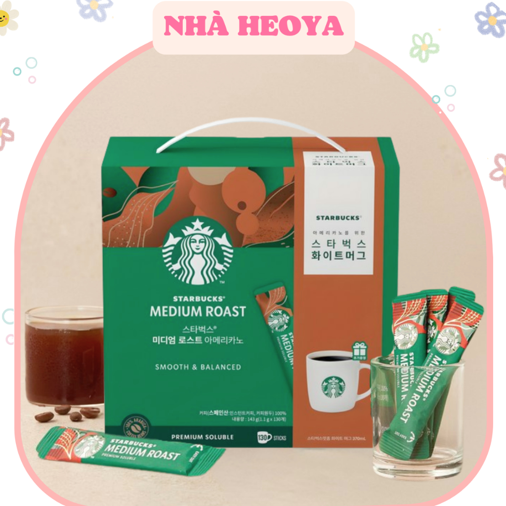 CÀ PHÊ HOÀ TAN AMERICANO STARBUCKS MEDIUM ROAST