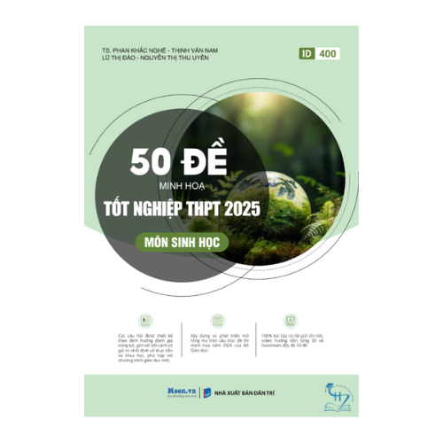 Sách - 50 Đề Minh Họa Môn Sinh Học TNPT 2025 - Shuongthao