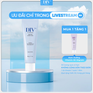   KOL  Kem Dưỡng Ẩm DIV Vitamin B5 Hỗ Trợ Làm Dịu Giữ Ẩm Và Tăng Cường Hàng Rào Bảo Vệ Da Với 5% Panthenol 50gram 