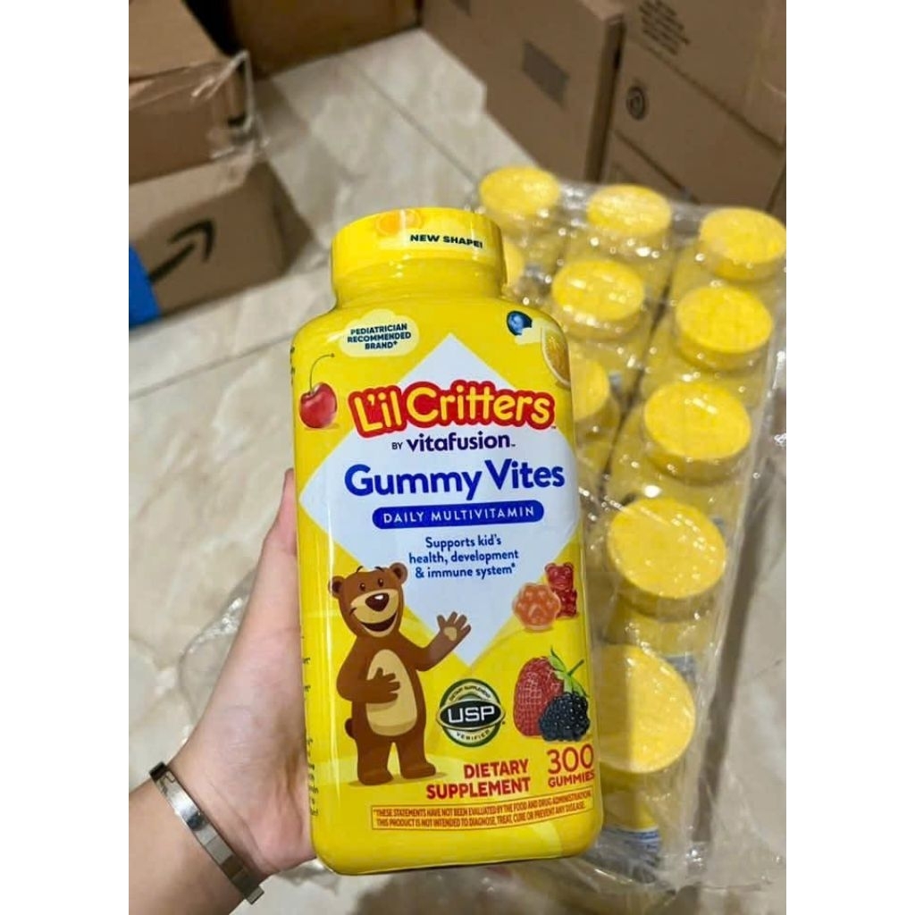 Kẹo dẻo bổ sung Vitamin L'il Critters Gummy Vites - Kẹo Gấu Vitamin