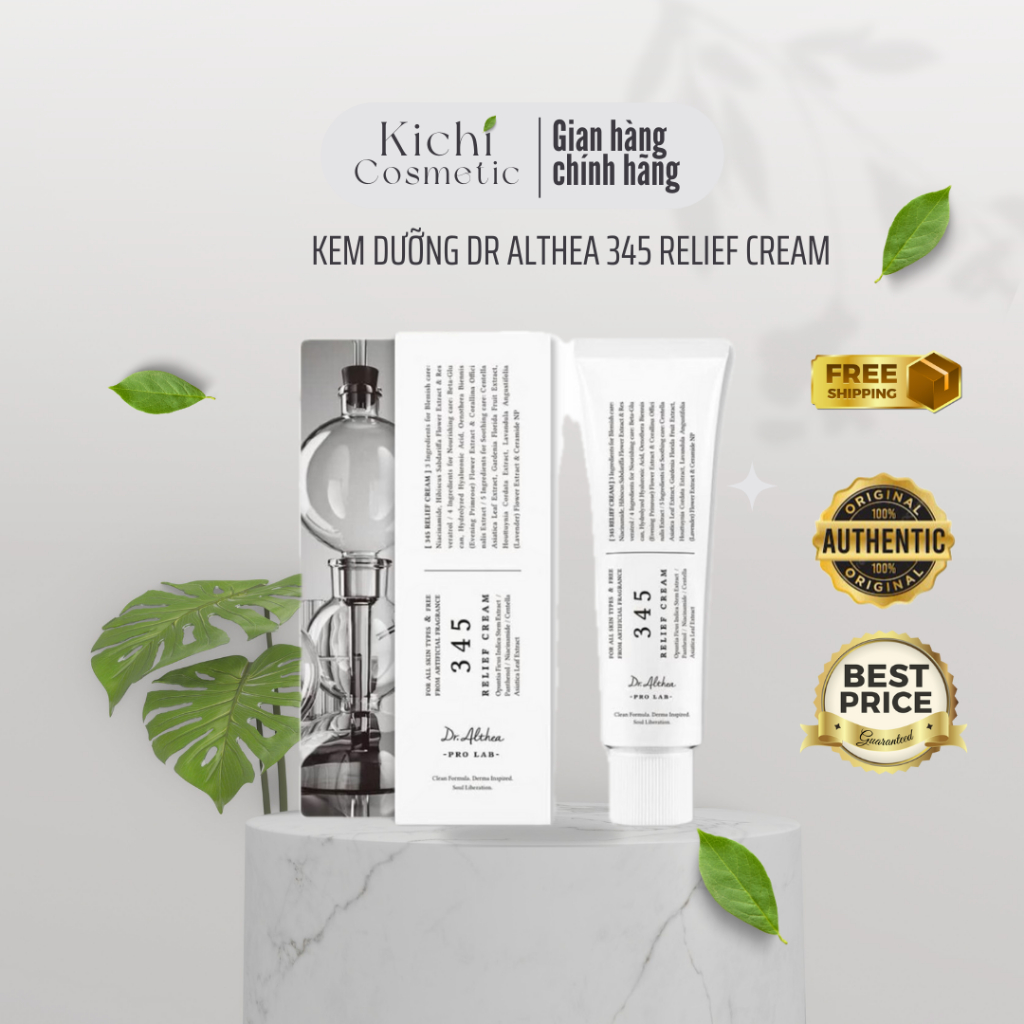 Kem dưỡng làm dịu, phục hồi da DR.ALTHEA 345 Relief Cream 50ml kem 345